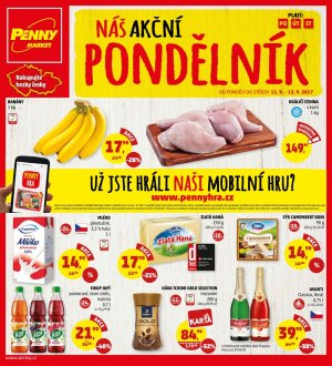 aktuální leták Penny Market 11.9.2017-13.9.2017