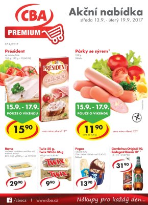 aktuální leták CBA 13.9.2017-19.9.2017
