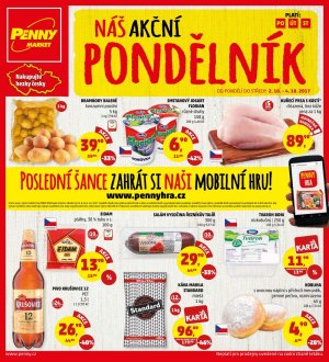 aktuální leták Penny Market 2.10.2017-4.10.2017