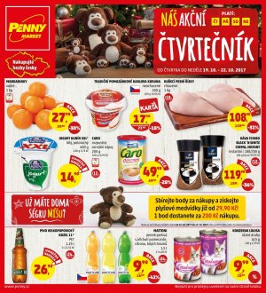 aktuální leták Penny Market 19.10.2017-22.10.2017