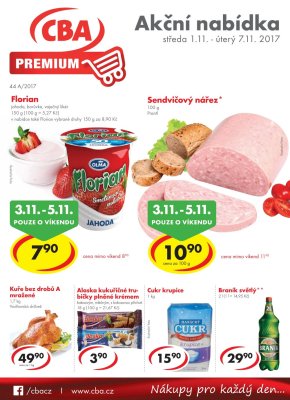 aktuální leták CBA 1.11.2017-7.11.2017