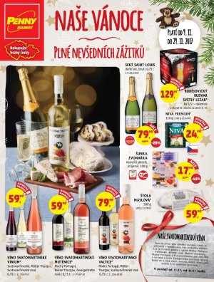 aktuální leták Penny Market 9.11.2017-29.11.2017