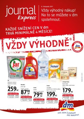 aktuální leták dm drogerie 8.11.2017-5.12.2017