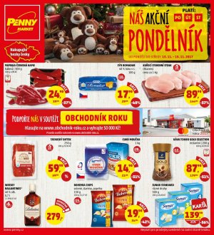 aktuální leták Penny Market 13.11.2017-15.11.2017