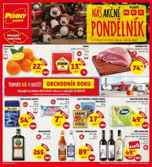 aktuální leták Penny Market 20.11.2017-22.11.2017