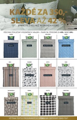 aktuální leták Jysk 23.11.2017-6.12.2017