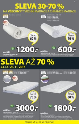 aktuální leták Jysk 23.11.2017-6.12.2017