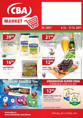 aktuální leták CBA 6.12.2017-17.12.2017
