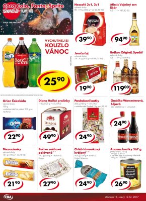 aktuální leták CBA 6.12.2017-12.12.2017
