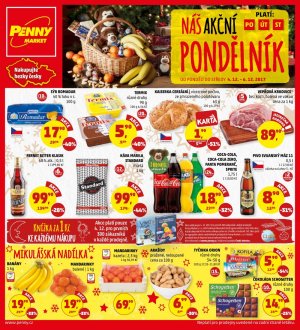 aktuální leták Penny Market 4.12.2017-6.12.2017