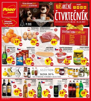 aktuální leták Penny Market 28.12.2017-31.12.2017
