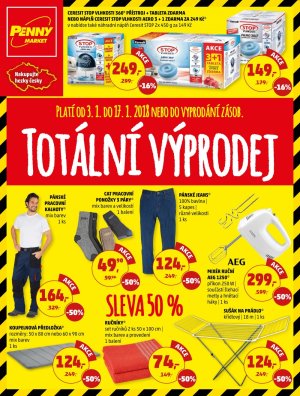 aktuální leták Penny Market 3.1.2018-17.1.2018