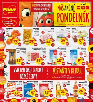 aktuální leták Penny Market 8.1.2018-10.1.2018