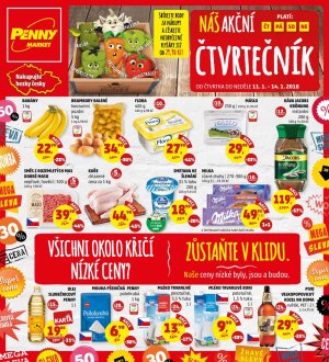 aktuální leták Penny Market 11.1.2018-14.1.2018