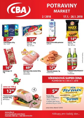 aktuální leták CBA 17.1.2018-28.1.2018