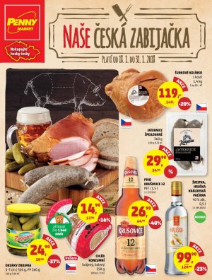 aktuální leták Penny Market 18.1.2018-31.1.2018