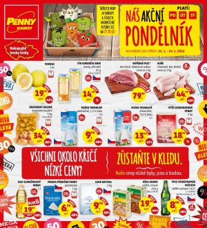 aktuální leták Penny Market 22.1.2018-24.1.2018