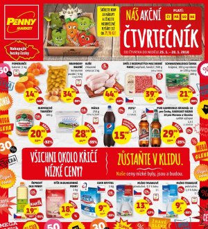 aktuální leták Penny Market 25.1.2018-28.1.2018