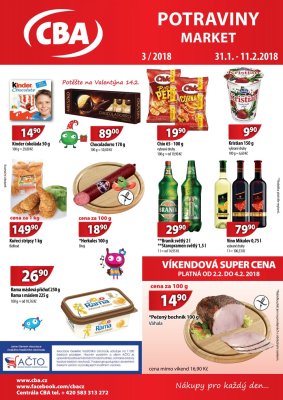 aktuální leták CBA 31.1.2018-11.2.2018
