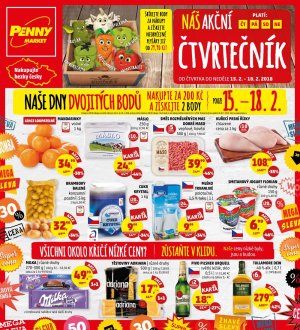 aktuální leták Penny Market 15.2.2018-18.2.2018