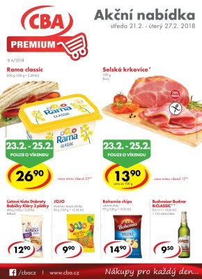 aktuální leták CBA 21.2.2018-27.2.2018