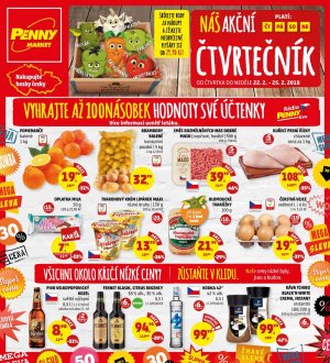 aktuální leták Penny Market 22.2.2018-25.2.2018