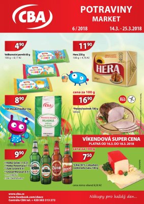 aktuální leták CBA 14.3.2018-25.3.2018