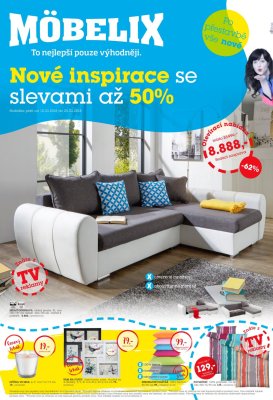 aktuální leták Möbelix 12.3.2018-25.3.2018