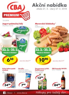 aktuální leták CBA 21.3.2018-27.3.2018