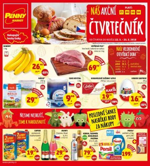 aktuální leták Penny Market 22.3.2018-25.3.2018