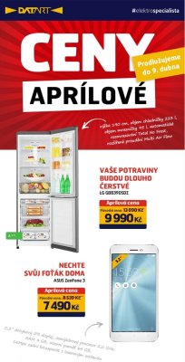 aktuální leták Datart 5.4.2018-9.4.2018
