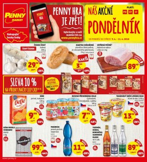 aktuální leták Penny Market 9.4.2018-11.4.2018