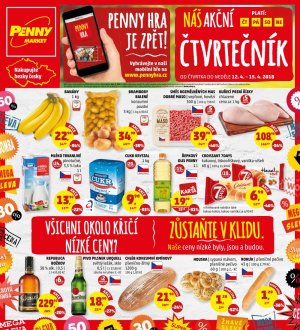 aktuální leták Penny Market 12.4.2018-15.4.2018