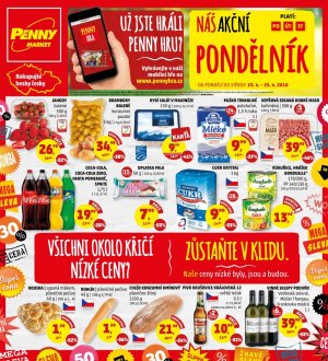 aktuální leták Penny Market 23.4.2018-25.4.2018