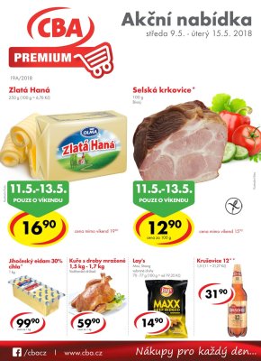 aktuální leták CBA 9.5.2018-15.5.2018