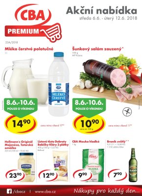 aktuální leták CBA 6.6.2018-12.6.2018