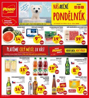 aktuální leták Penny Market 11.6.2018-13.6.2018