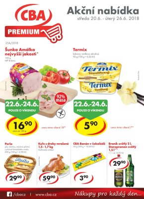 aktuální leták CBA 20.6.2018-26.6.2018