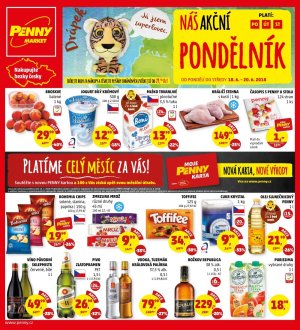 aktuální leták Penny Market 18.6.2018-20.6.2018
