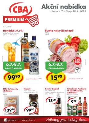 aktuální leták CBA 4.7.2018-10.7.2018