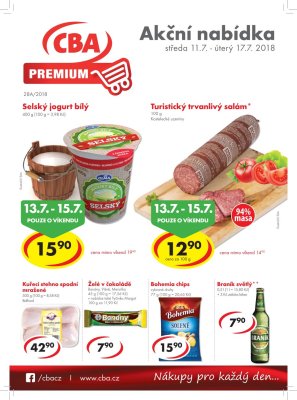 aktuální leták CBA 11.7.2018-17.7.2018