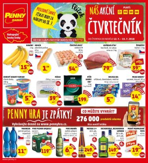 aktuální leták Penny Market 12.7.2018-15.7.2018