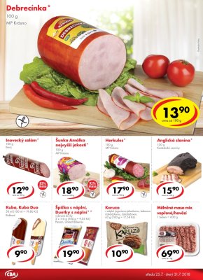 aktuální leták CBA 25.7.2018-31.7.2018