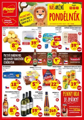 aktuální leták Penny Market 23.7.2018-25.7.2018