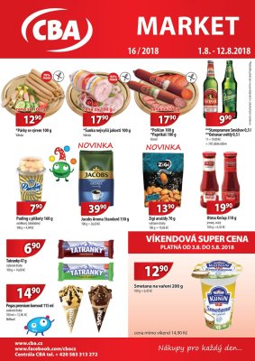 aktuální leták CBA 1.8.2018-12.8.2018