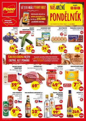 aktuální leták Penny Market 30.7.2018-1.8.2018