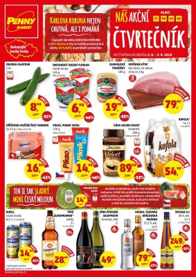 aktuální leták Penny Market 2.8.2018-5.8.2018