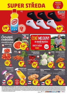 aktuální leták Penny Market 6.8.2018-8.8.2018