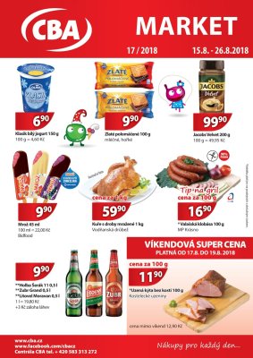 aktuální leták CBA 15.8.2018-26.8.2018