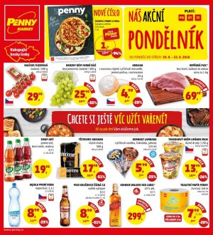 aktuální leták Penny Market 20.8.2018-22.8.2018